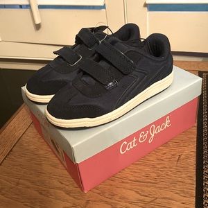 NWT Boy’s Cat & Jack Nevada Sneakers - Navy Little Kid 12